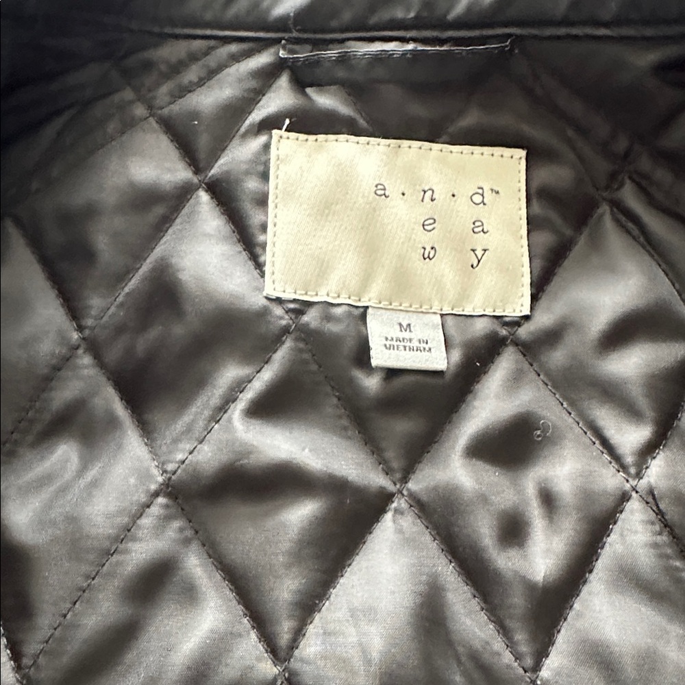 Black Quilted Women's Jacket - Picture 3 of 4